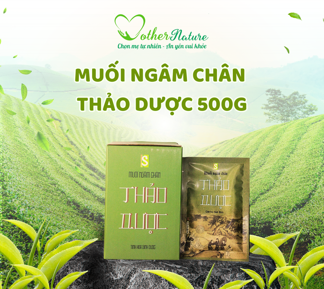 Muối ngâm chân thảo dược hộp 500g