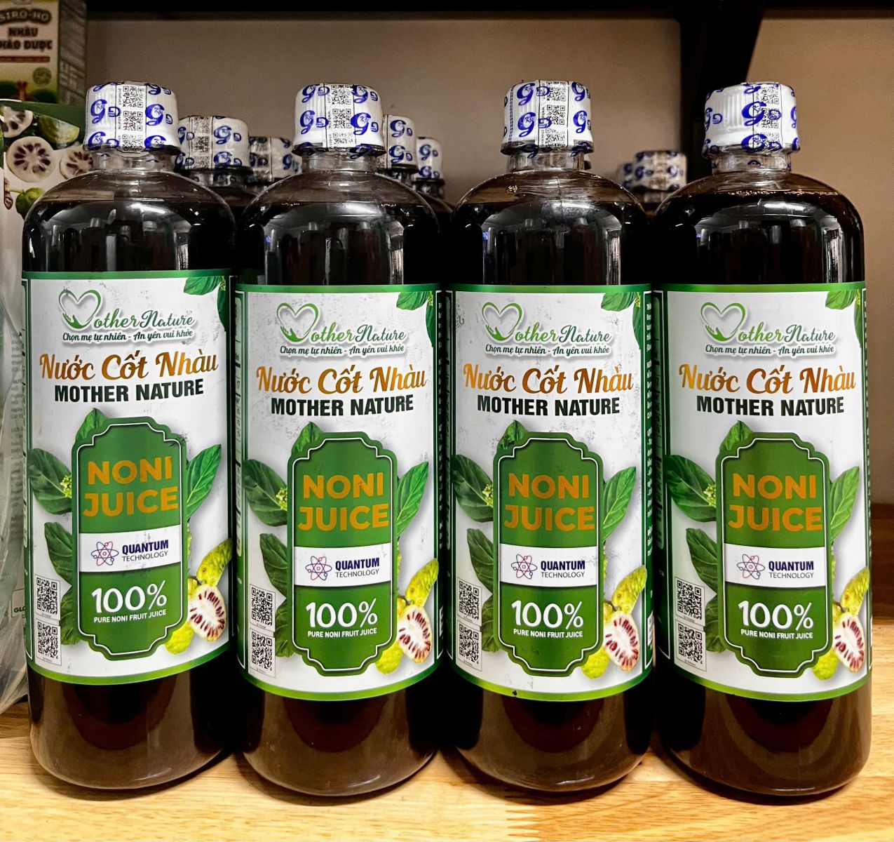 Nước cốt nhàu Mother Nature 750ml (KHÔNG HỘP)